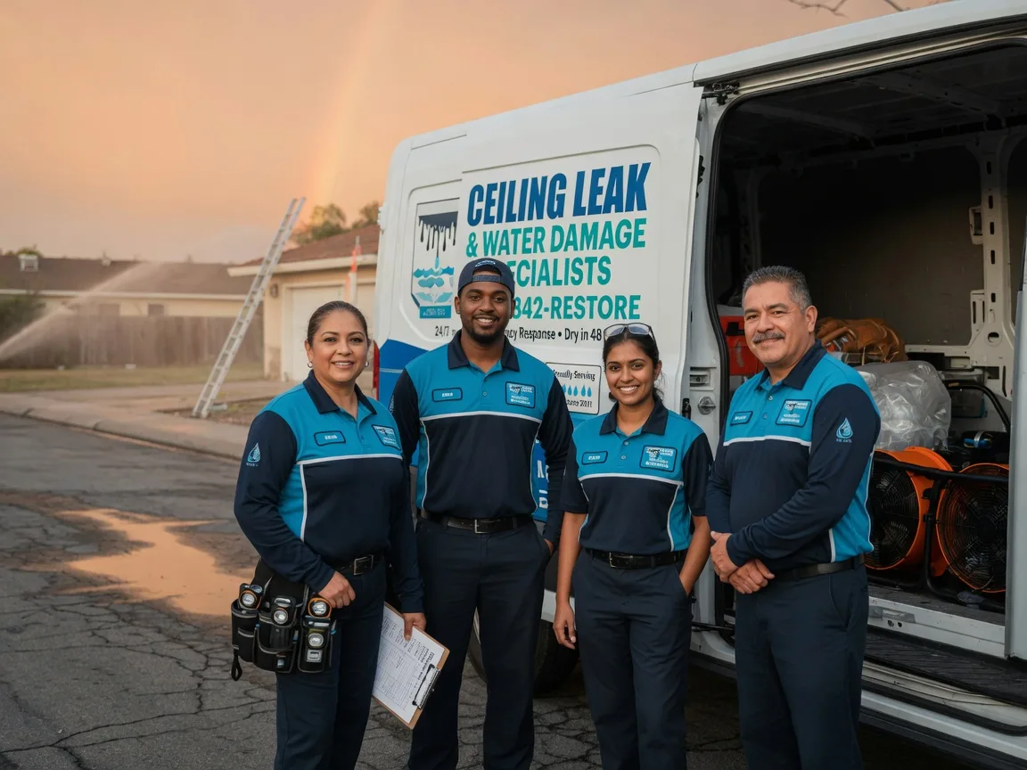 Ceiling Leak Cleanup company in China Grove, NC
