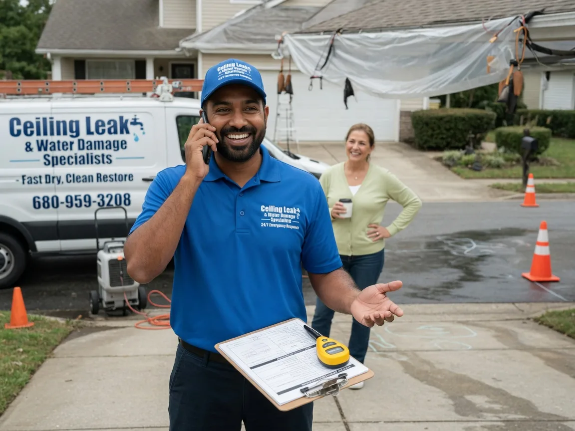 Ceiling Leak Cleanup China Grove, NC FAQs
